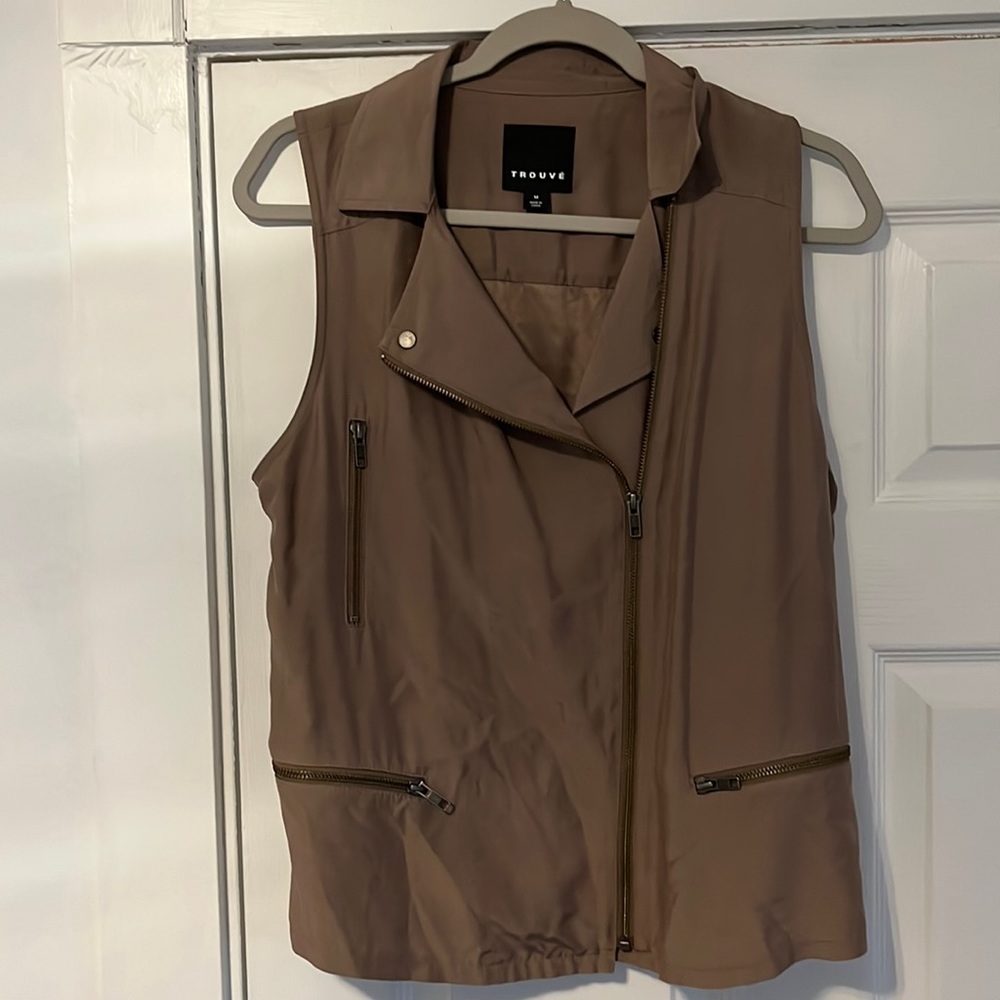 Trouve vest medium taupe
